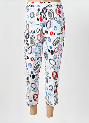 Pantalon 7/8 stretch taille normale blanc JOSEPH RIBKOFF femme