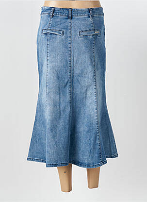 Jupe mi-longue coupe évasée bleu JOSEPH RIBKOFF femme