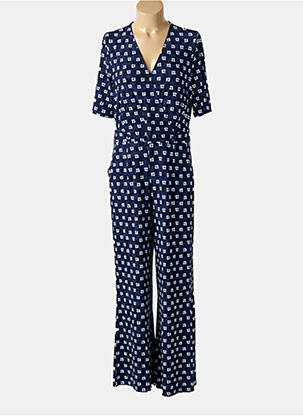 Combi-pantalon manches courtes manches courtes bleu SURKANA femme