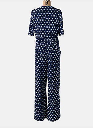 Combi-pantalon manches courtes manches courtes bleu SURKANA femme