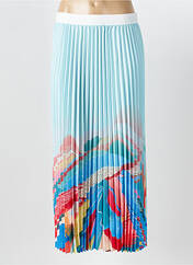 Jupe longue bleu LEO & UGO pour femme seconde vue