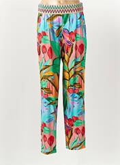 Pantalon droit bleu ALDOMARTINS pour femme seconde vue