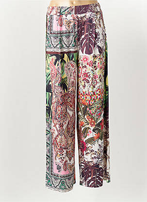 Pantalon large marron K-DESIGN pour femme