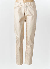 Pantalon slim beige EVA KAYAN pour femme seconde vue