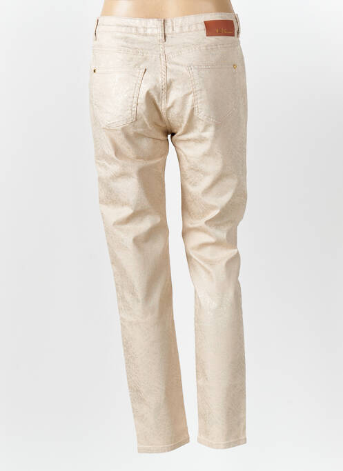 Pantalon slim stretch taille normale beige EVA KAYAN femme