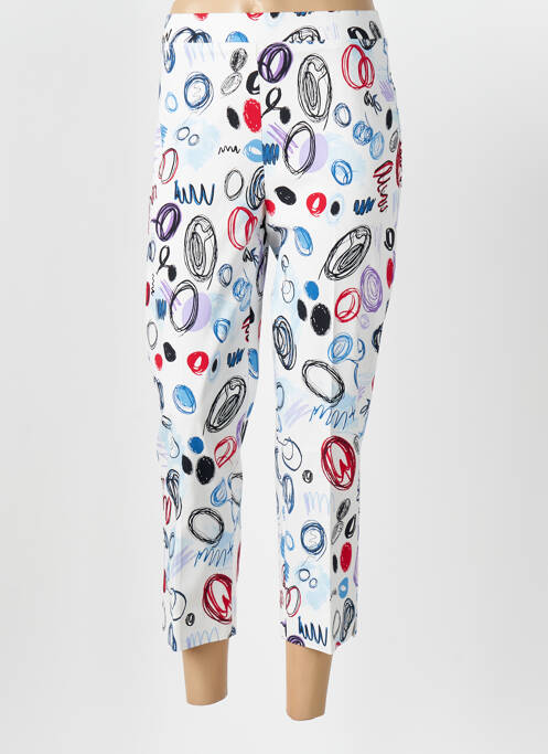 Pantalon 7/8 stretch taille normale blanc JOSEPH RIBKOFF femme