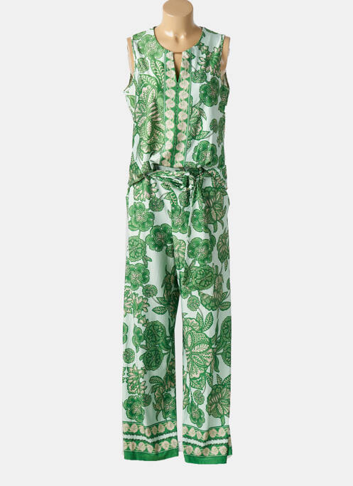 Combi-pantalon vert K-DESIGN pour femme