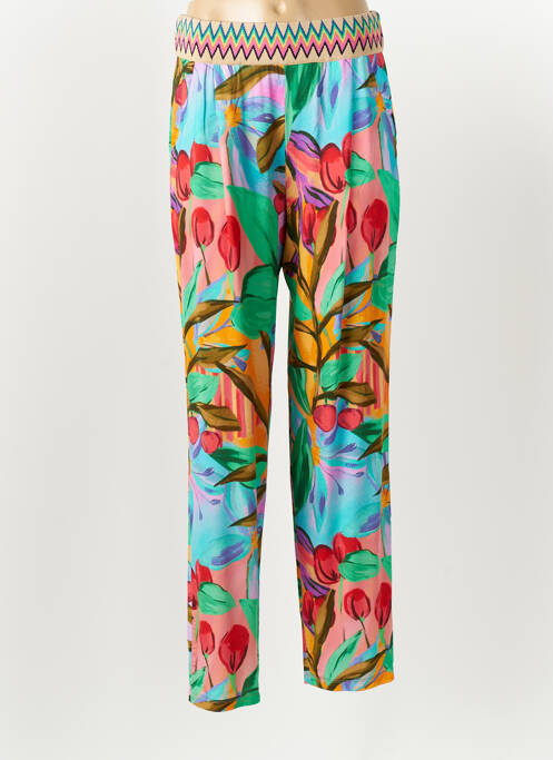 Pantalon droit bleu ALDOMARTINS pour femme