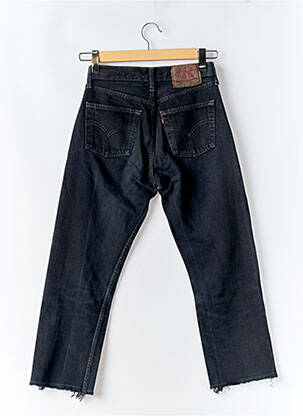 Jeans coupe droite taille haute taille haute noir LEVI'S femme