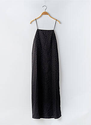 Robe longue coupe fluide fines bretelles noir LA REDOUTE femme