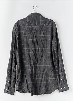 Chemise manches longues coupe droite gris TOMMY HILFIGER homme