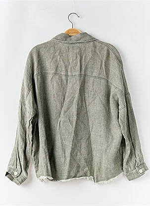 Chemise manches longues poches vert ZARA homme