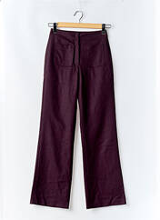 Pantalon flare violet SOI PARIS pour femme seconde vue
