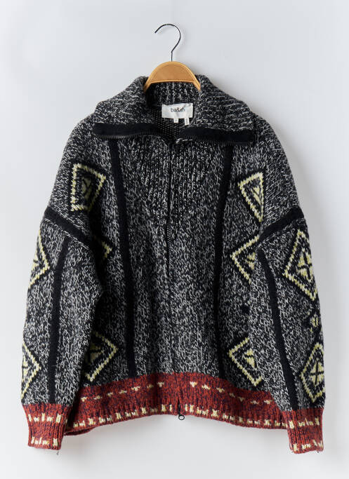 Gilet manches longues noir BA&SH pour femme