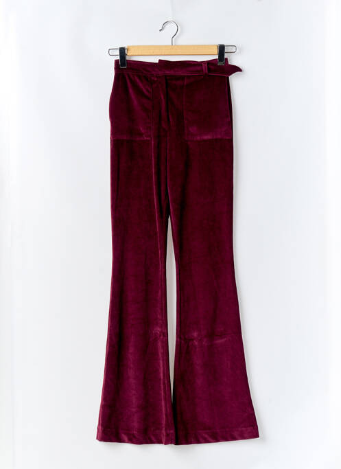 Pantalon flare rouge KAOÂ pour femme