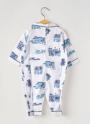 Pyjama manches longues bleu HOUSE OF PENJELAJAH enfant