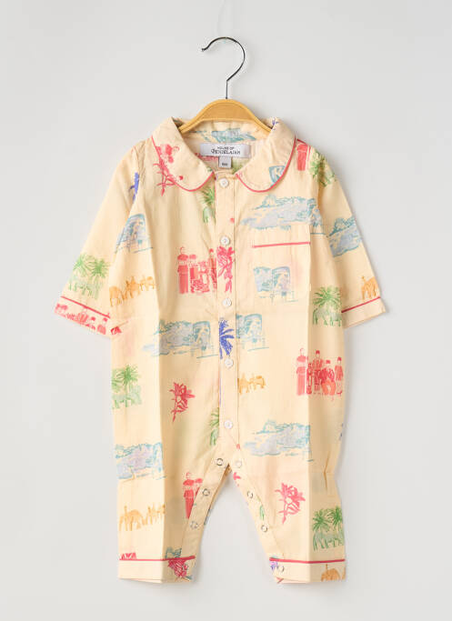Pyjama jaune HOUSE OF PENJELAJAH pour enfant