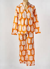 Pyjama jaune HOUSE OF PENJELAJAH pour femme seconde vue