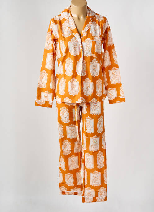 Pyjama jaune HOUSE OF PENJELAJAH pour femme