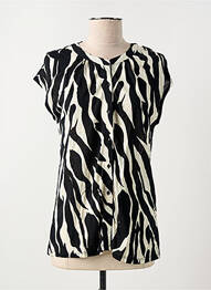 Chemisier manches courtes manches courtes noir STREET ONE femme