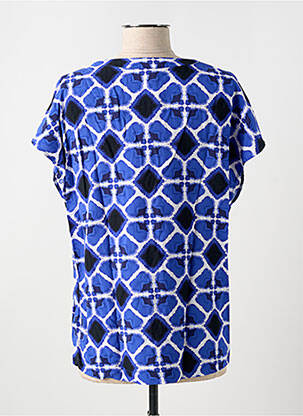 Blouse manches courtes manches courtes bleu STREET ONE femme