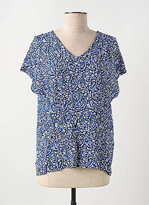 T-shirt coupe droite manches courtes bleu STREET ONE femme
