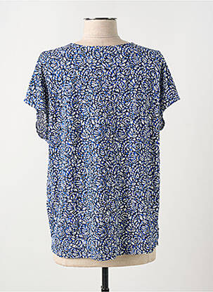 T-shirt coupe droite manches courtes bleu STREET ONE femme