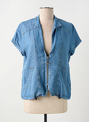 Veste casual poches bleu MERI & ESCA femme