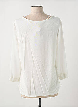 Blouse légère et transparente manches 3/4 blanc STREET ONE femme