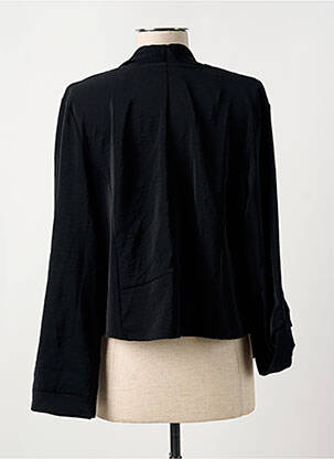 Gilet manches longues col v noir EVER SASSY femme