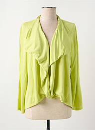 Gilet manches longues manches 3/4 jaune FELINO femme