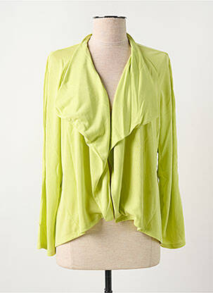 Gilet manches longues manches 3/4 jaune FELINO femme