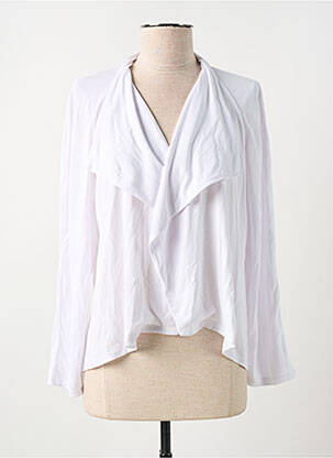 Gilet manches longues stretch blanc FELINO femme