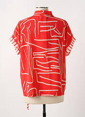 Blouse rouge SIGNE NATURE pour femme seconde vue