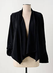 Gilet manches longues noir EVER SASSY pour femme seconde vue