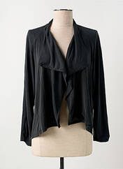 Gilet manches longues noir FELINO pour femme seconde vue