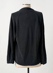 Gilet manches longues noir FELINO pour femme seconde vue