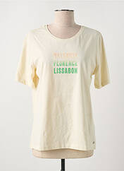 T-shirt beige TRAMONTANA pour femme seconde vue