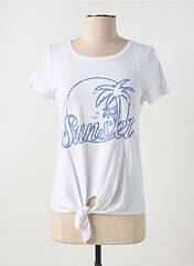 T-shirt blanc JULIE GUERLANDE pour femme seconde vue