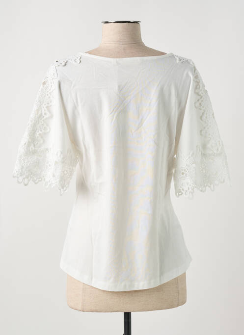 T-shirt manches mi-longues manches courtes beige CREAM femme