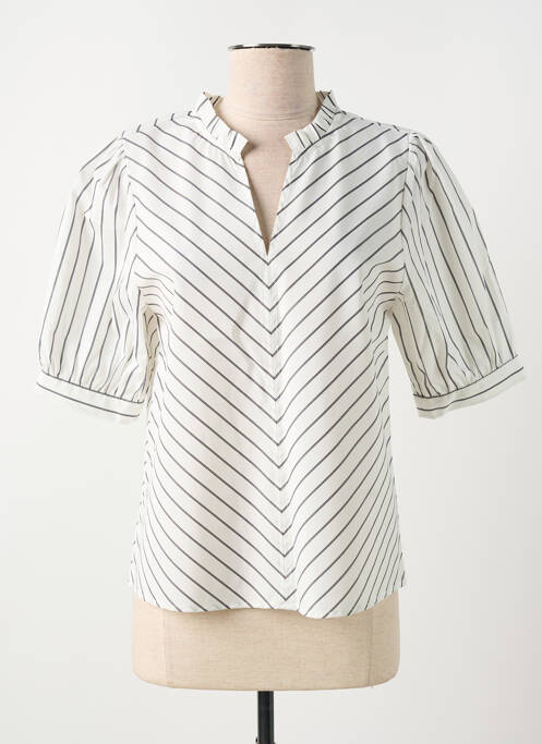 Blouse blanc CREAM pour femme