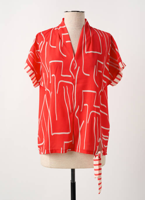 Blouse rouge SIGNE NATURE pour femme