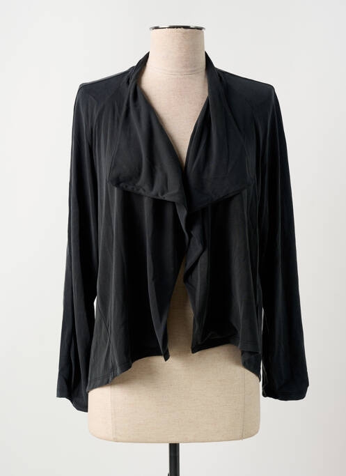 Gilet manches longues noir FELINO pour femme