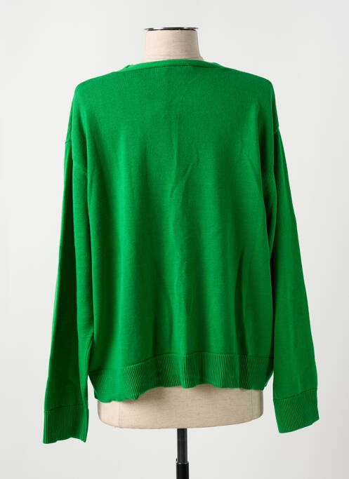 Gilet manches longues vert SIGNE NATURE pour femme