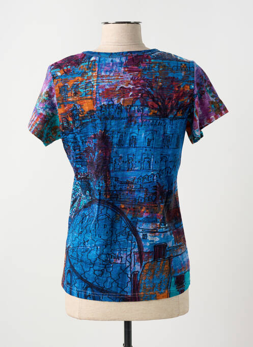 T-shirt bleu ORIENTIQUE NATURALLY pour femme