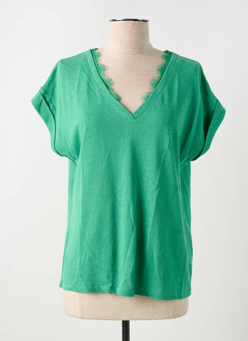 T-shirt vert JULIE GUERLANDE pour femme