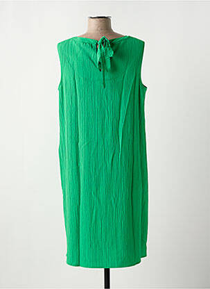 Robe mi-longue sans manche sans manche vert CECIL femme