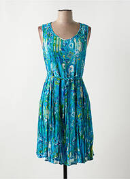 Robe de plage sans manche bleu ORIENTIQUE NATURALLY femme