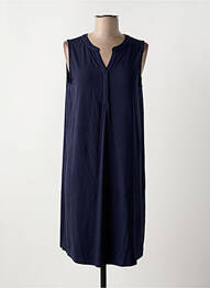 Robe mi-longue coupe fluide sans manche bleu CECIL femme