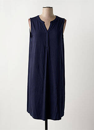 Robe mi-longue sans manche sans manche bleu CECIL femme